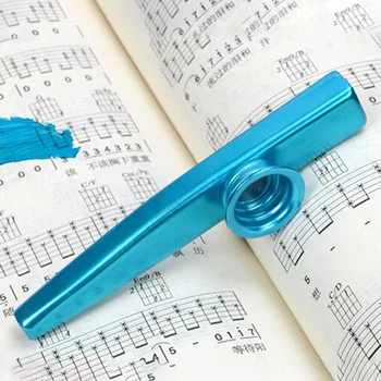 12cm Mini Metalo Kazoos Muzikos Woodwind Priemonė Fleitos Burną Kazoo Muzikos Instrumentas, Vaikų, Suaugusiųjų Muzikos Mėgėjams