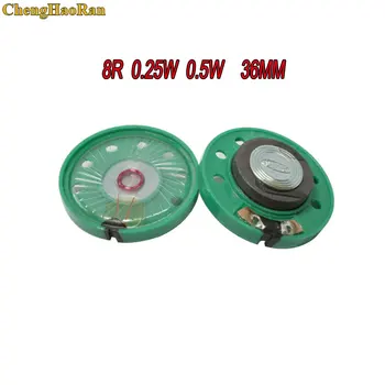 ChengHaoRan 1pcs-Ultra plonas garsiakalbis durų skambutį ragų Žaislo-automobilio ragų 8 omų 0.5 watt 0.5 0.25 W W 8R garsiakalbio Skersmuo 36MM 3.6 CM