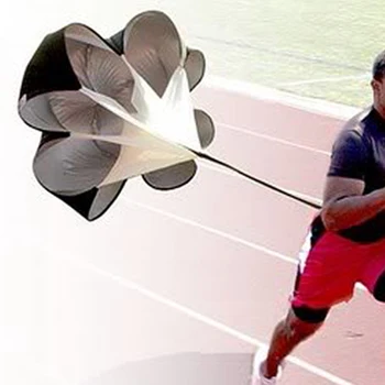 Karšto Parduoti Black Fizinio Skėtis Greičio Pasipriešinimo Rengimo Parašiutu Veikia Parašiutas Futbolo Futbolo Mokymo Parašiutu