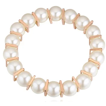 Mados femme perlų apyrankė bangle moterų smulkių perlų papuošalai nuotaka aukštos quanlity balta perlų apyrankė
