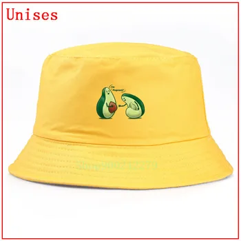 Nėščia Avokado gorro hip-hop moterų skrybėlės nuo saulės skrybėlę skrybėlę vyrų kibiro kepurę vyrų žvejybos hat vyrų kepurę gorro hip-hop žvejys skrybėlę klubo
