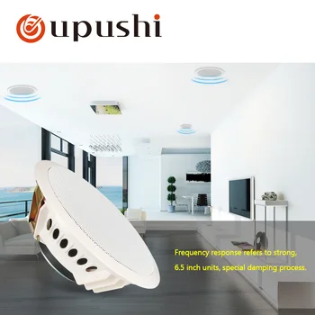 OUPUSHI CA024 aukštos klasės 6w garso garsiakalbio pa sistema, lubų garsiakalbis 100v L