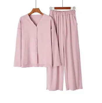 Šiltas sleepwear nustatyti naują rudens ir žiemos pižamos moterims, medvilnės, aksomo ponios pižama prarasti atsitiktinis namų drabužius 