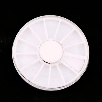6cm Balta 12 Tinklelis Apvalios Dėžutės Plastikinės Sandėliavimo 