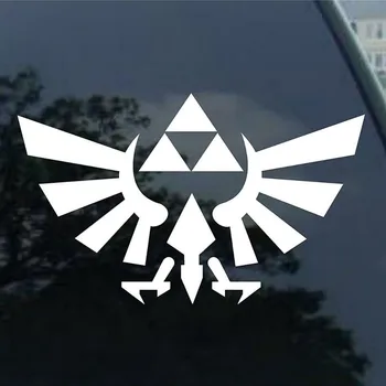 Aukštos Legend Of Zelda Triforce Lipdukai Automobilio Lipdukas, skirtas Langų Bamperis Kūno Automobilių Stiliaus Apdaila