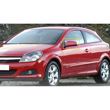 1 Pora Automobilis Raudonas valdomi Išoriniai galinio vaizdo Veidrodėliai Dangtelis Tinka Vauxhall Opel Astra H MK5 2004 m. 2005 m. 2006 m. 2007 m. 2008 m. 2009 m.