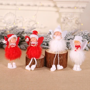 2019 Naujųjų Metų Kalėdų Angelas Lėlės Ornamentu Kalėdos Pakabukas Kalėdų Eglutės papuošalus namams, Vaikams, Dovanų