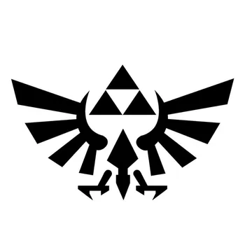 Aukštos Legend Of Zelda Triforce Lipdukai Automobilio Lipdukas, skirtas Langų Bamperis Kūno Automobilių Stiliaus Apdaila