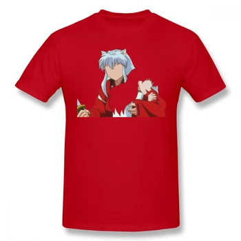 Holdingo KagomeT-Shirt Vyrai, Aukščiausios Kokybės Medvilnės Trumpos Vasaros Rankovės Inuyasha Kagome Anime Atsitiktinis Marškinėlius Laisvas