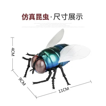 Juokinga Modeliavimas RC Infraraudonųjų spindulių Nuotolinio Valdymo Baisu Creepy Vabzdžių, Bičių Skraido Housefly Žaislai Robotas anti-stresas Dovana Suaugusiems Vaikams