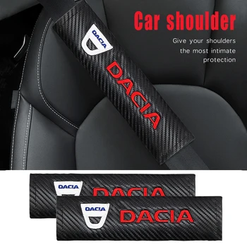 Automobilių Stiliaus Diržas Pagalvėlės Sėdynės Dirželis per Petį Trinkelėmis Pagalvėlė Padengti Dacia Duster 