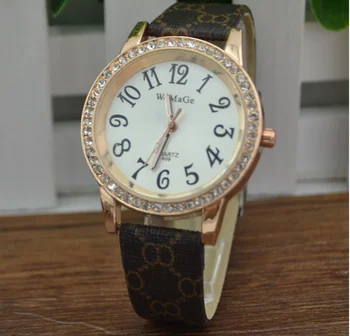 Moterų Luxury Brown Laikrodžių Mados Valandą Populiarus moterų suknelė žiūrėti relogio feminino Ponios Laikrodis Reloj mujer laikrodžiai Šalinimas