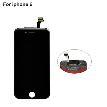 Nėra Negyvų Pikselių iPhone 6 6s 6 plius 7 LCD Ekranas, Jutiklinis Ekranas skaitmeninis keitiklis Asamblėjos Juoda-Balta iphone6 už iphone7